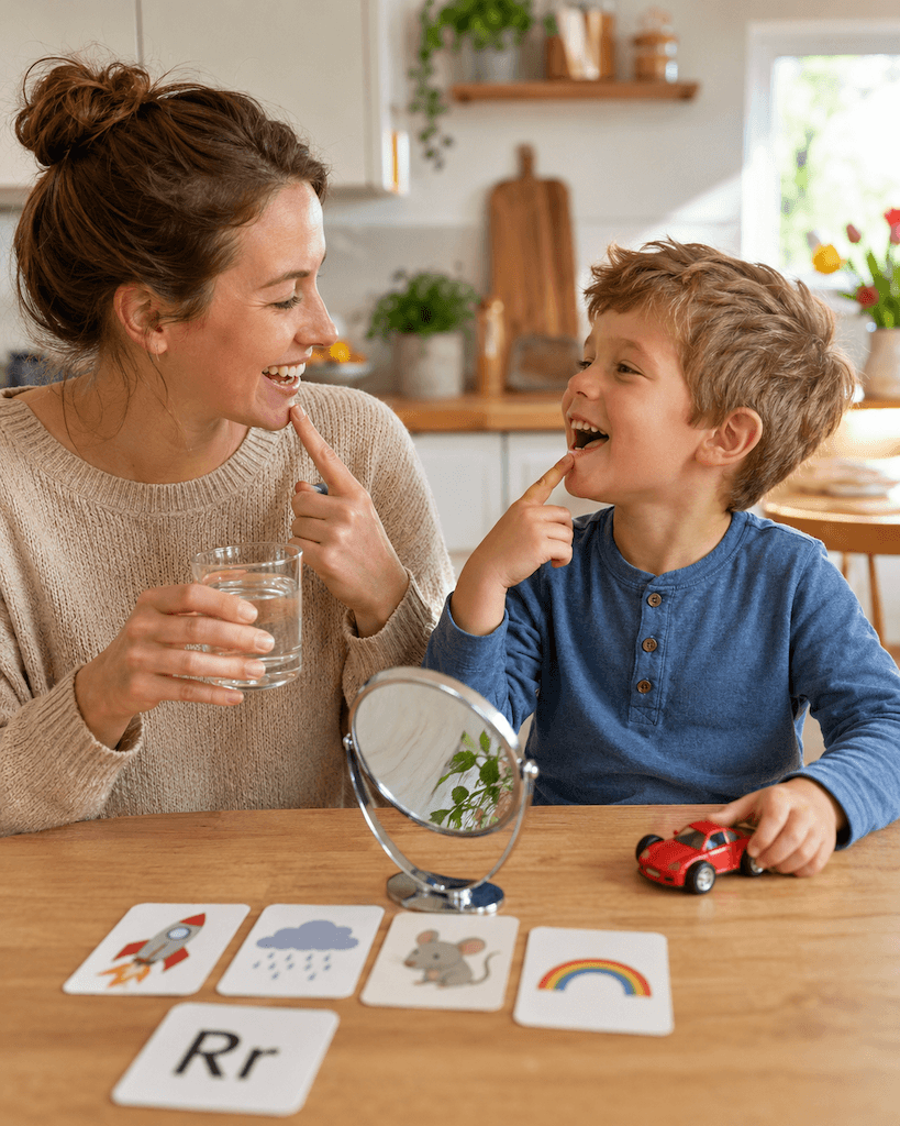 R-Laut üben: Übungen für Zäpfchen- und Zungen-R beim Kind